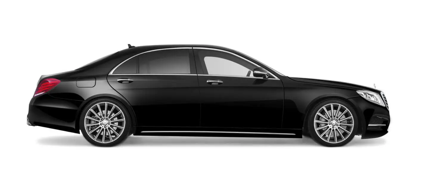Mercedes S-Class luxury sedan chauffeur service in Vienna, Austria
